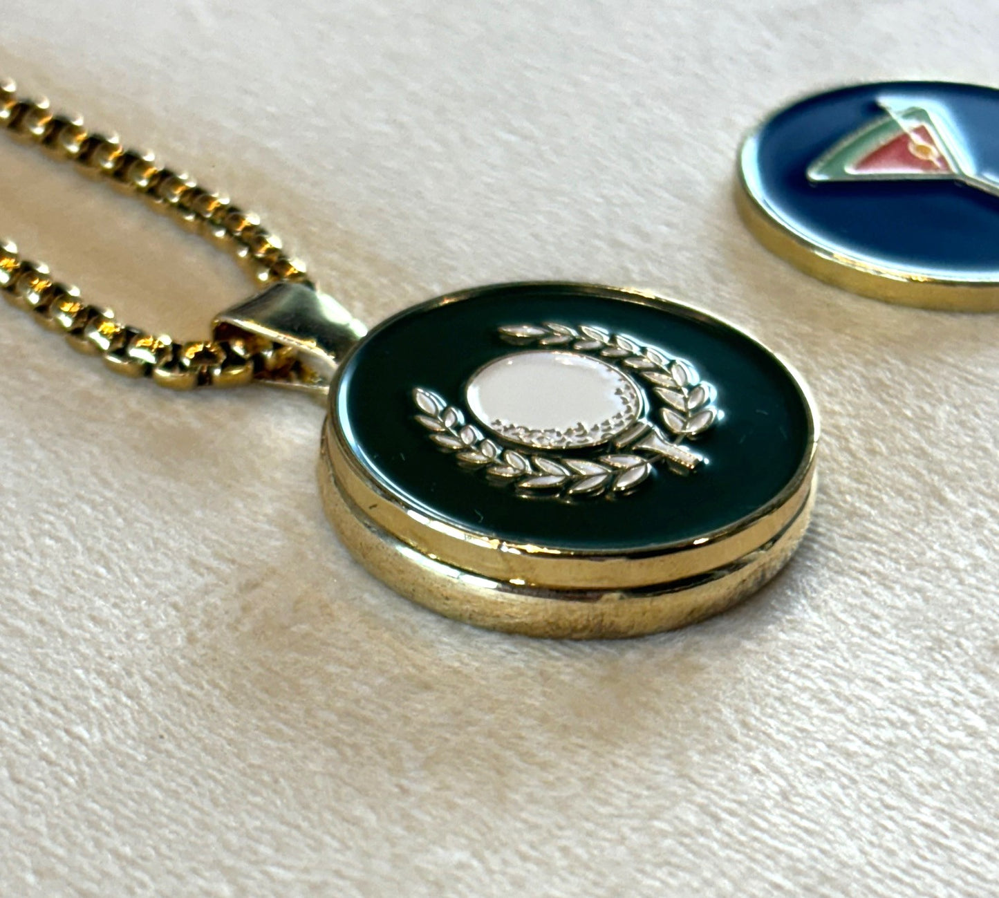 Golf Ball Marker- Green Regal