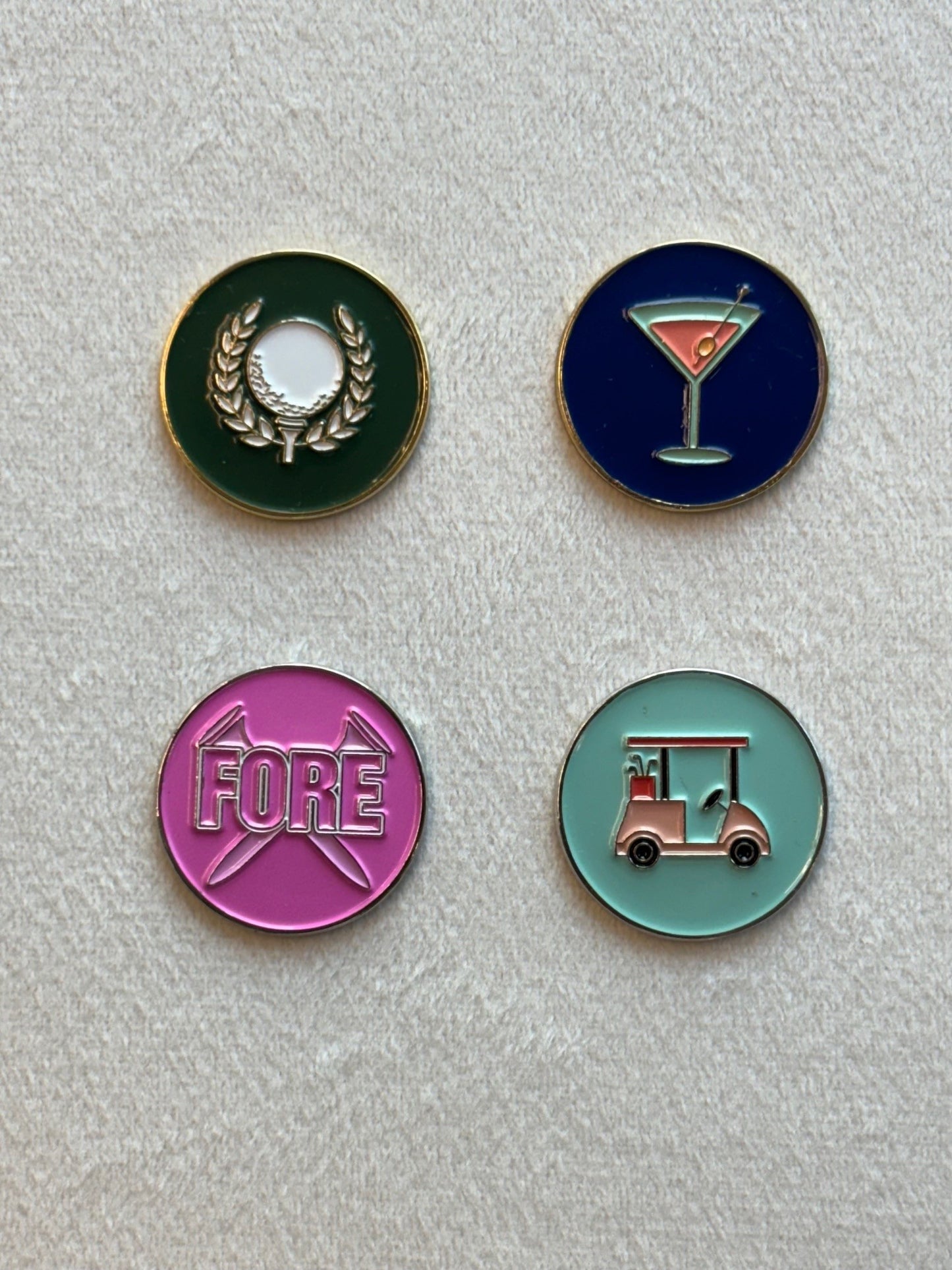 Golf Ball Marker- Green Regal
