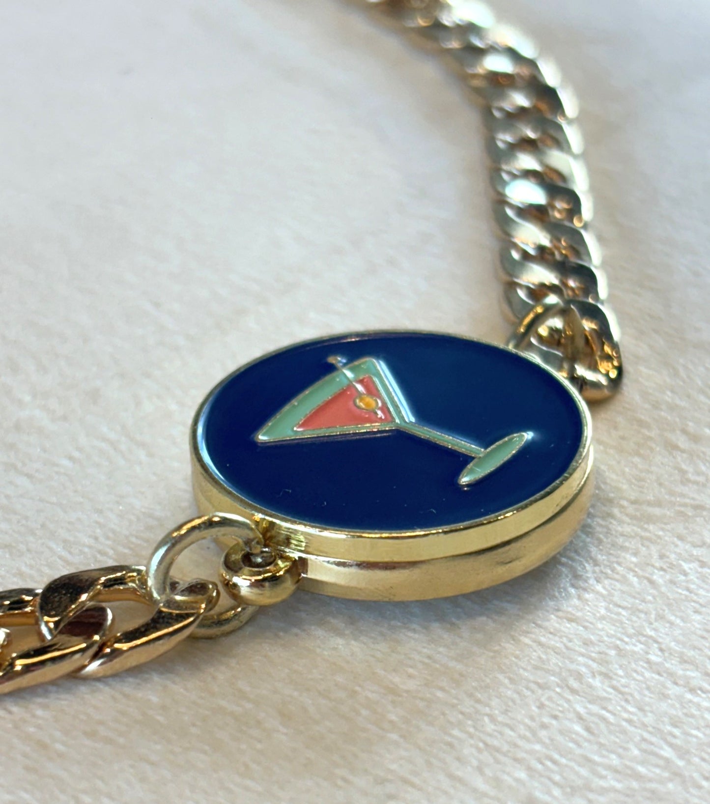 Golf Ball Marker- Martini