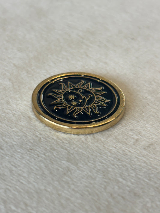 Gold Ball Marker - Sun